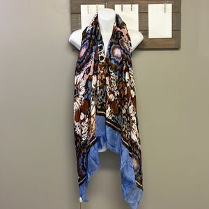 Vera Bradley Soft Fringe Scarf Madison Garden Blush- NEW